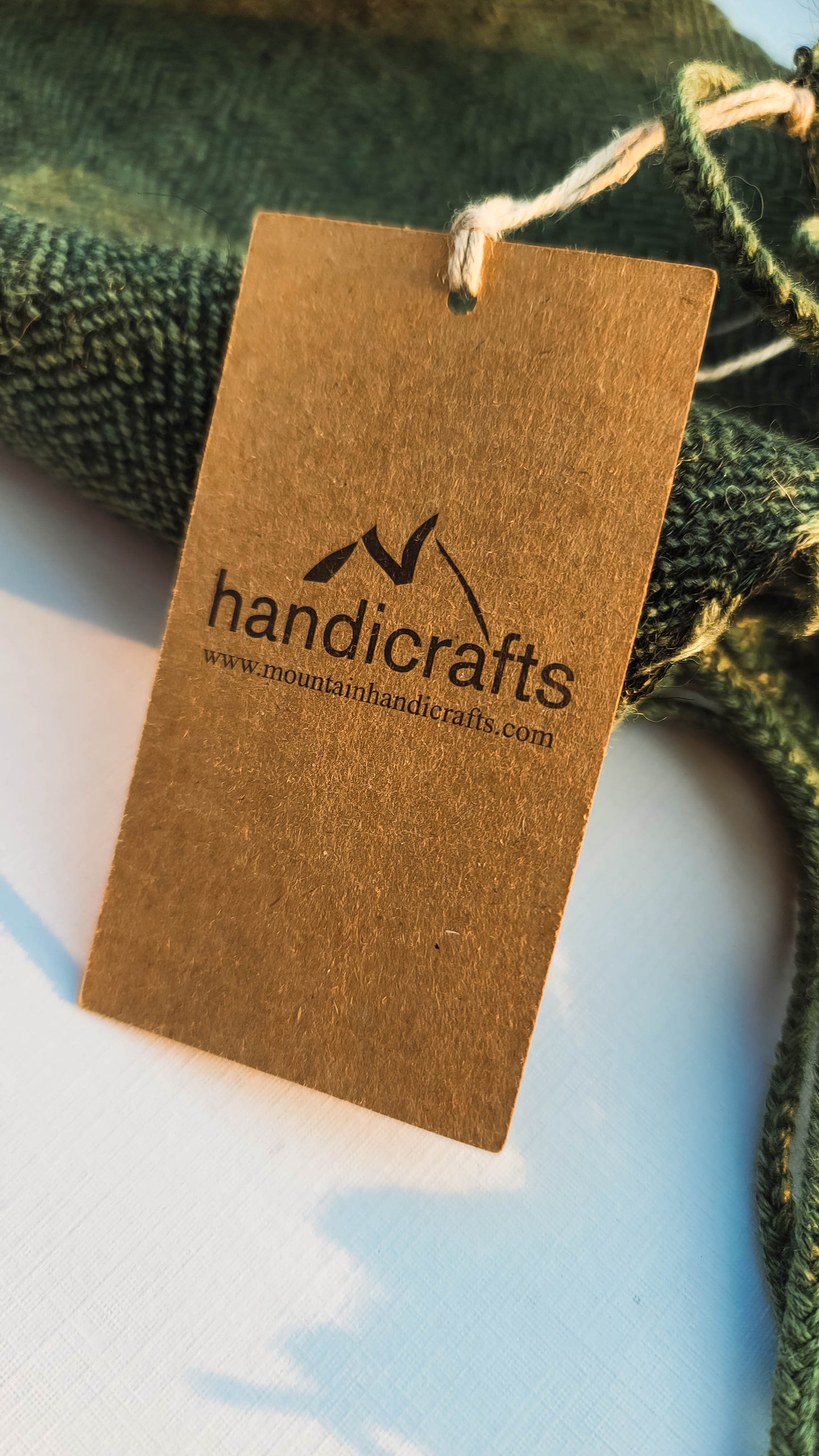 Foliage: Handwoven Scarf on a Table loom