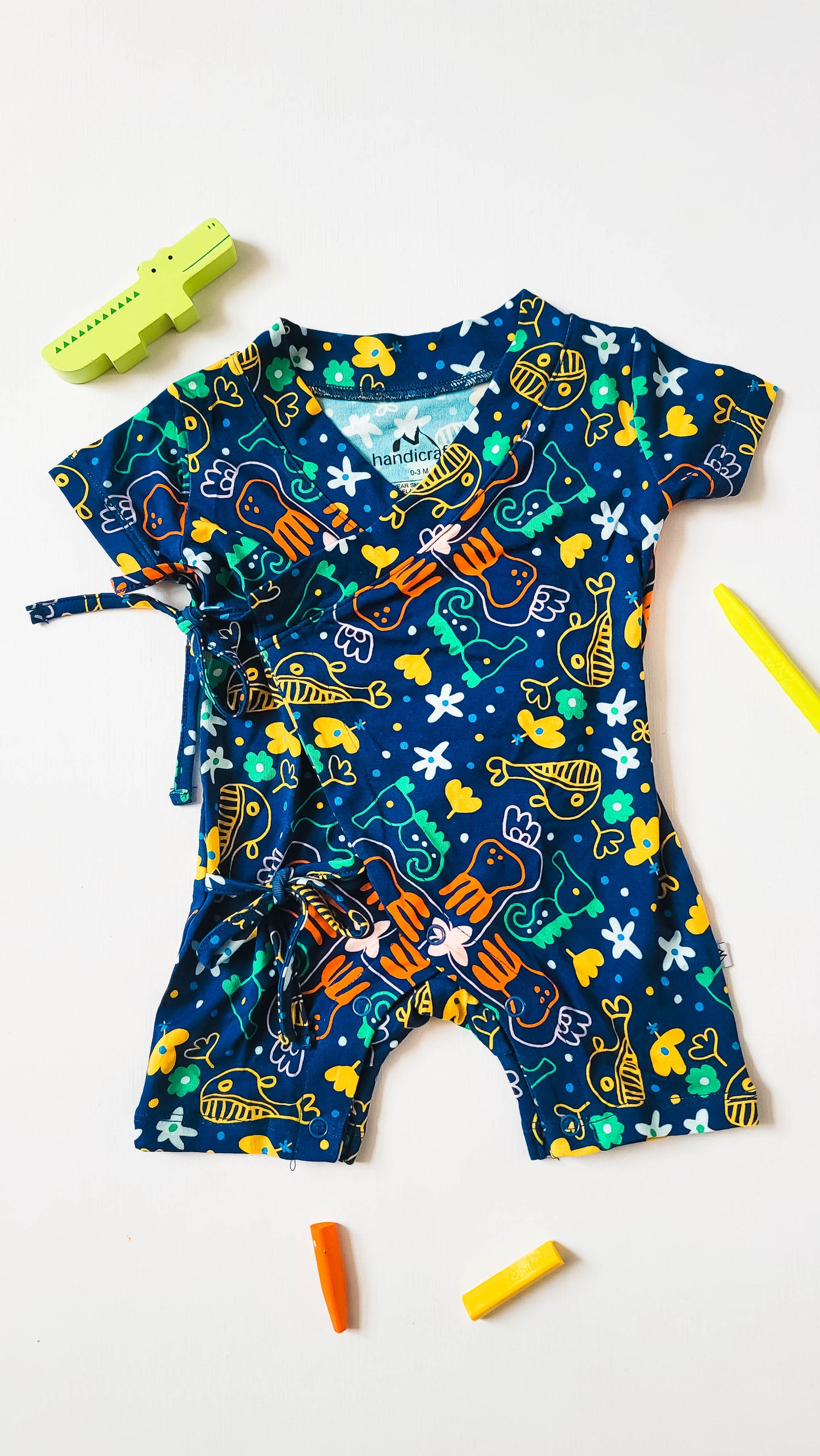 Ocean: Knotted Rompers