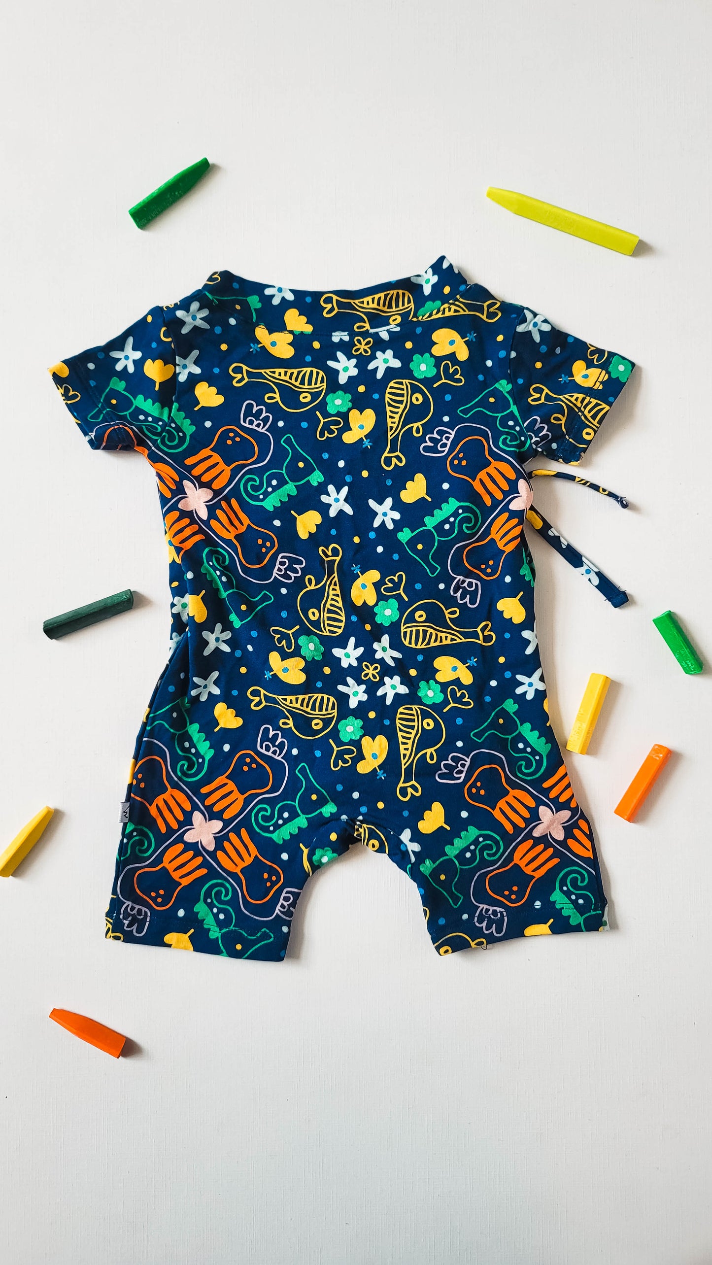 Ocean: Knotted Rompers
