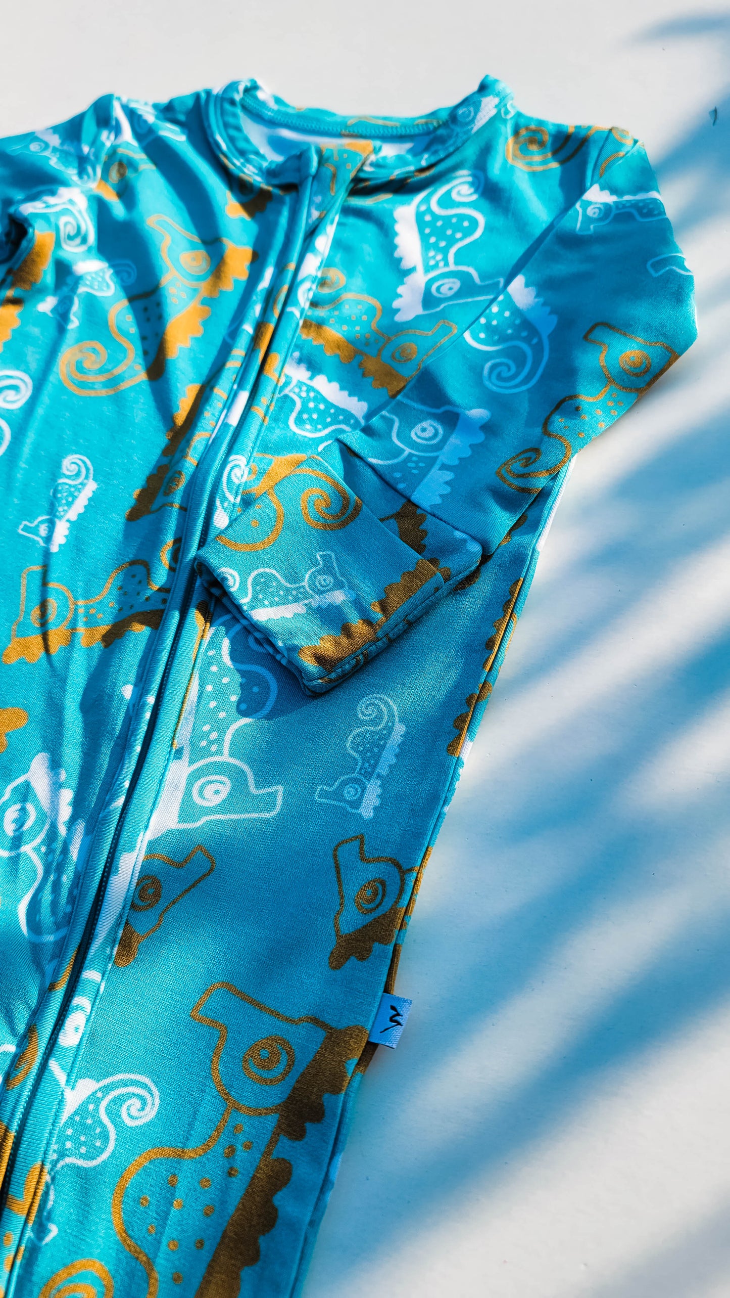 Swimmers: Long Sleeved Footed Zippies Set of 2