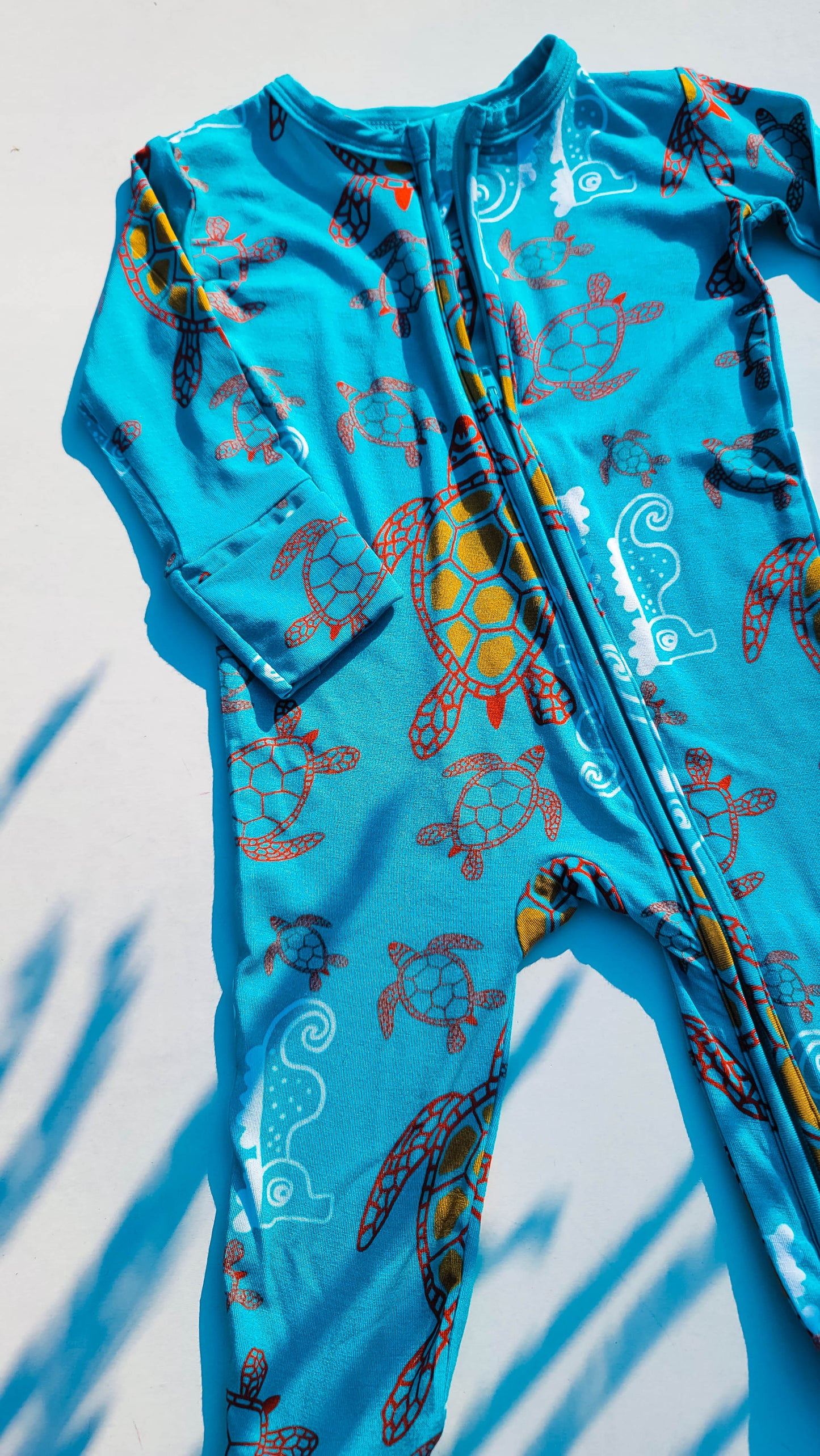 Swimmers: Long Sleeved Footed Zippies Set of 2