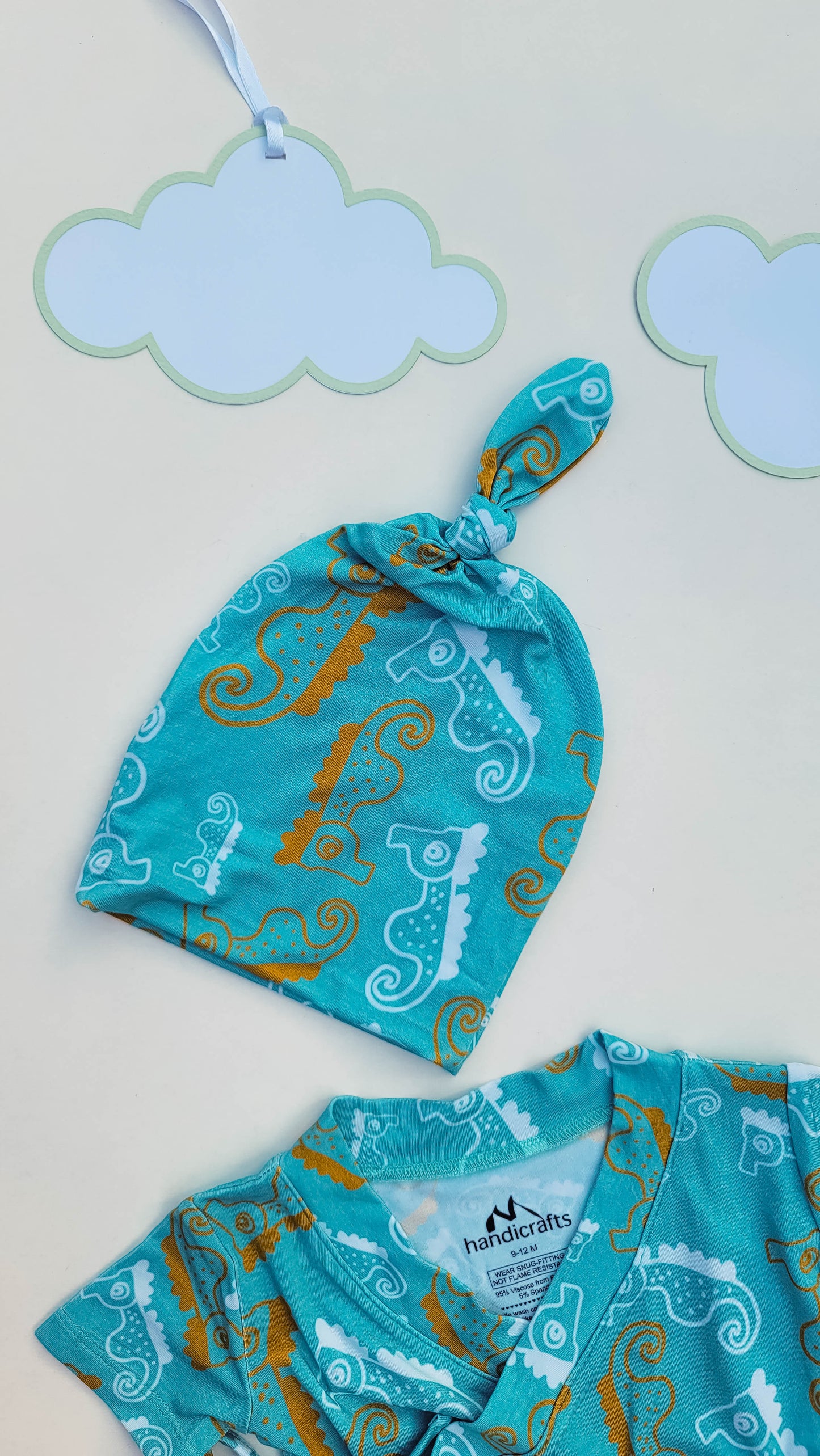Swimmers: Knotted Rompers and Knotted Hats