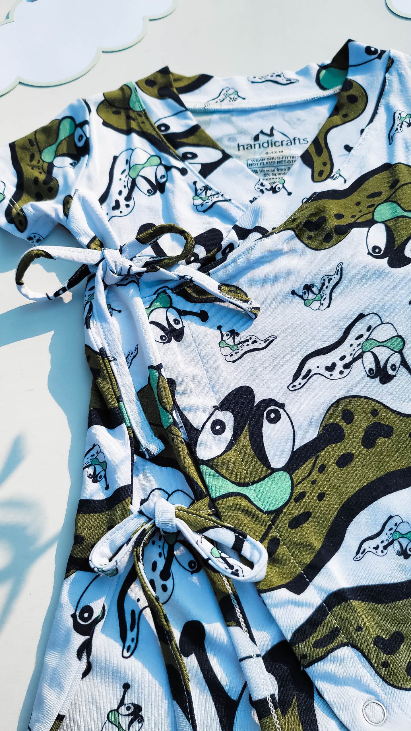 Sam The Slug: Knotted Rompers