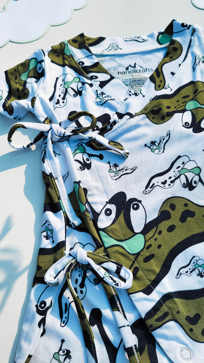 Sam The Slug: Knotted Rompers